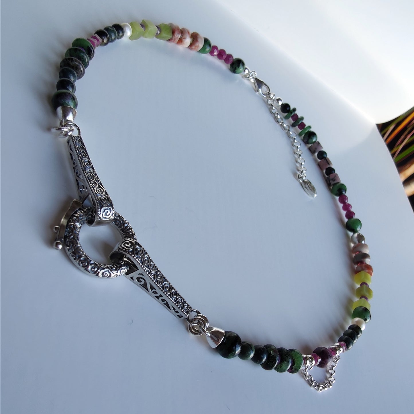 ST25 - Collana in argento 925 e pietre naturali