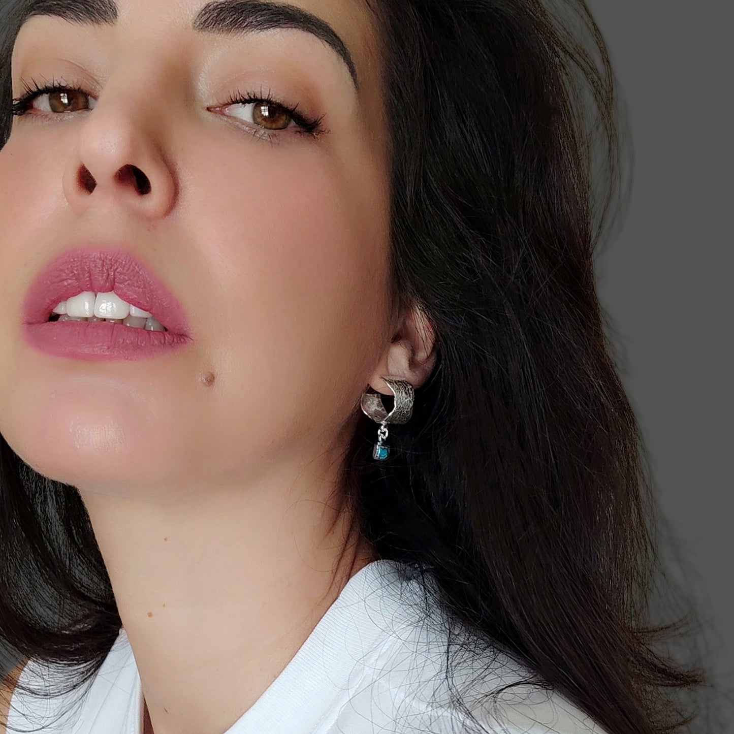 ST7 - Orecchini in argento e turchese