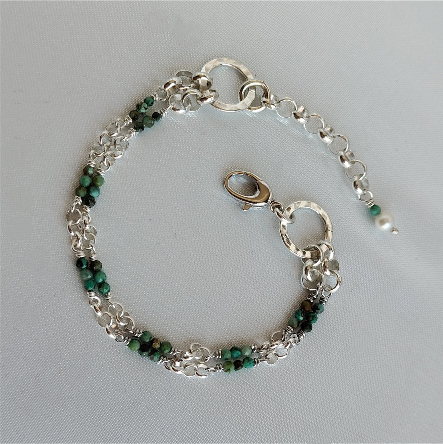 ST19 - Bracciale in Argento con Turchese Africano