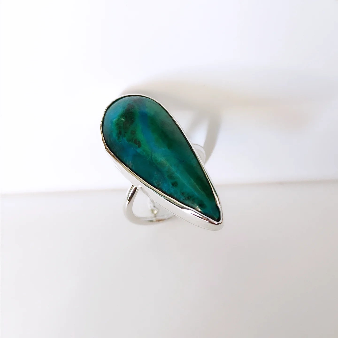 ST02 - Anello in argento 925 e Crisocolla