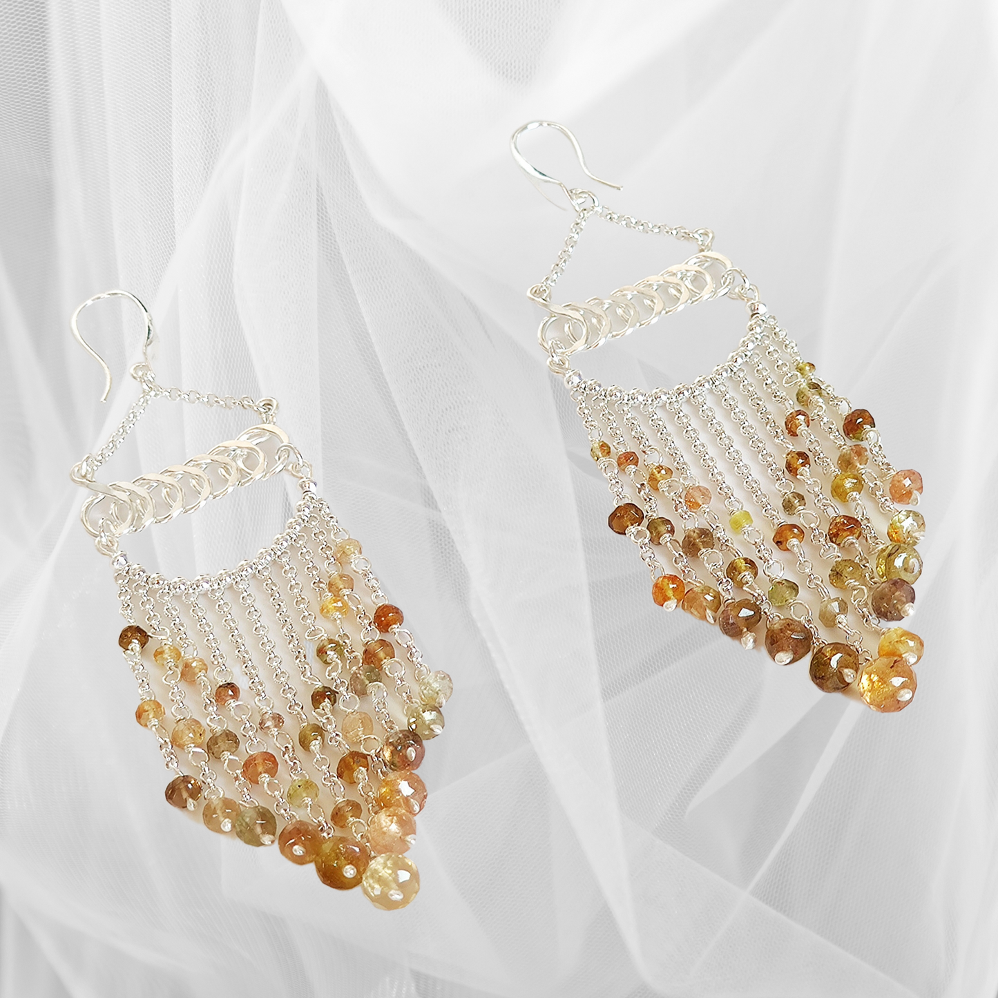 ST79 - Orecchini in argento 925 e tormalina