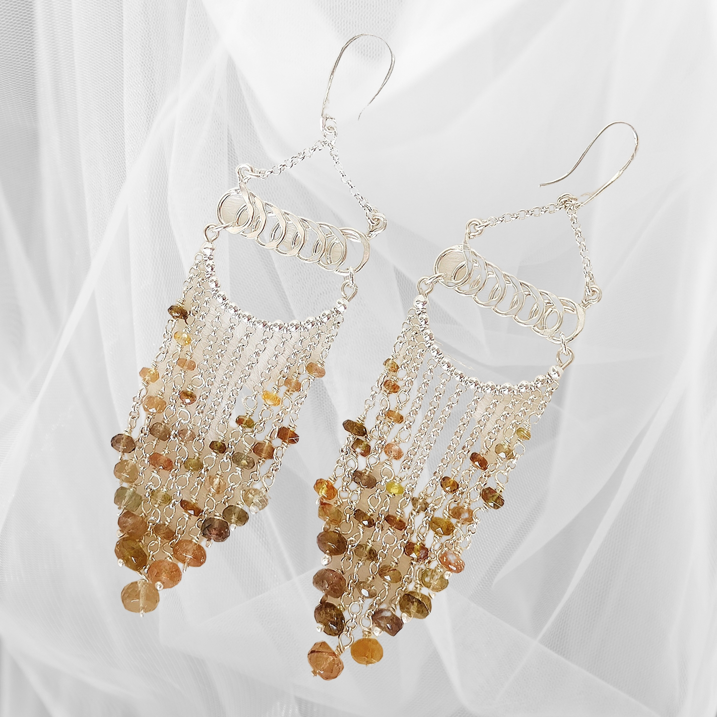 ST79 - Orecchini in argento 925 e tormalina