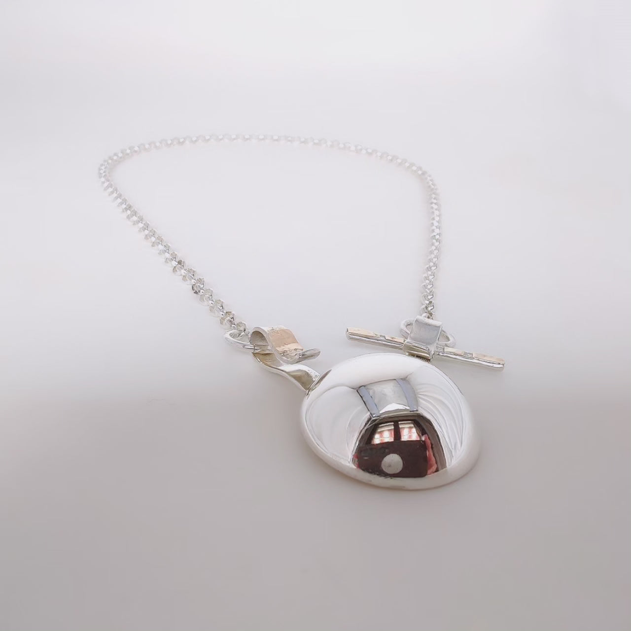 ST53 - Collana in argento 925 con dettagli in oro giallo 18k