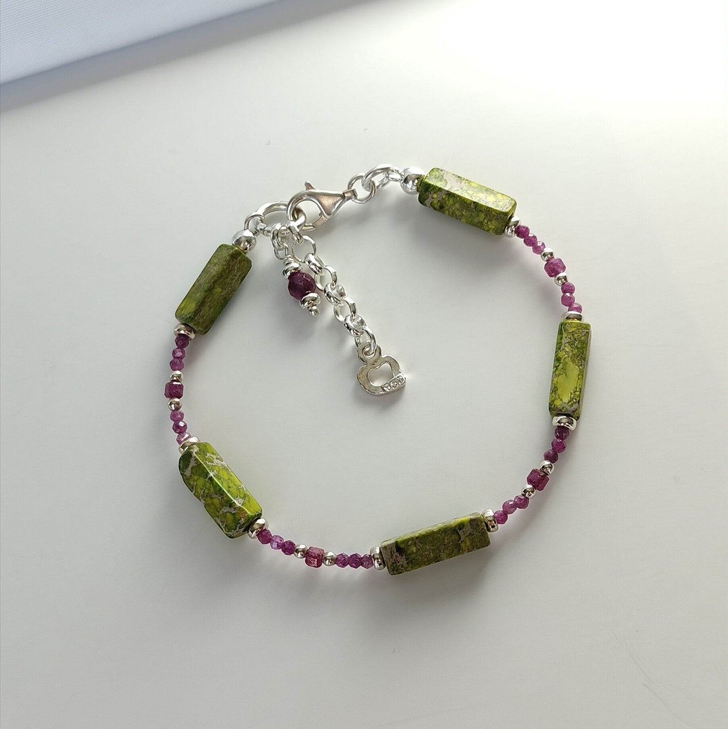 ST28 - Bracciale in argento 925 e pietre naturali