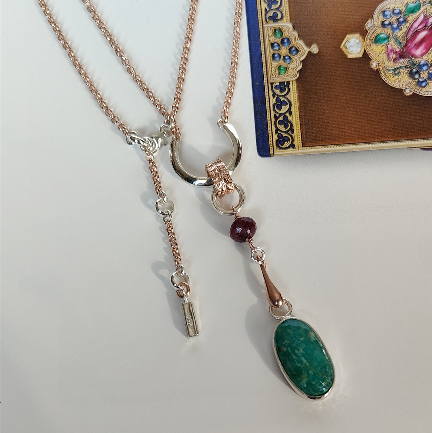 ST19 - Collana in argento con amazzonite