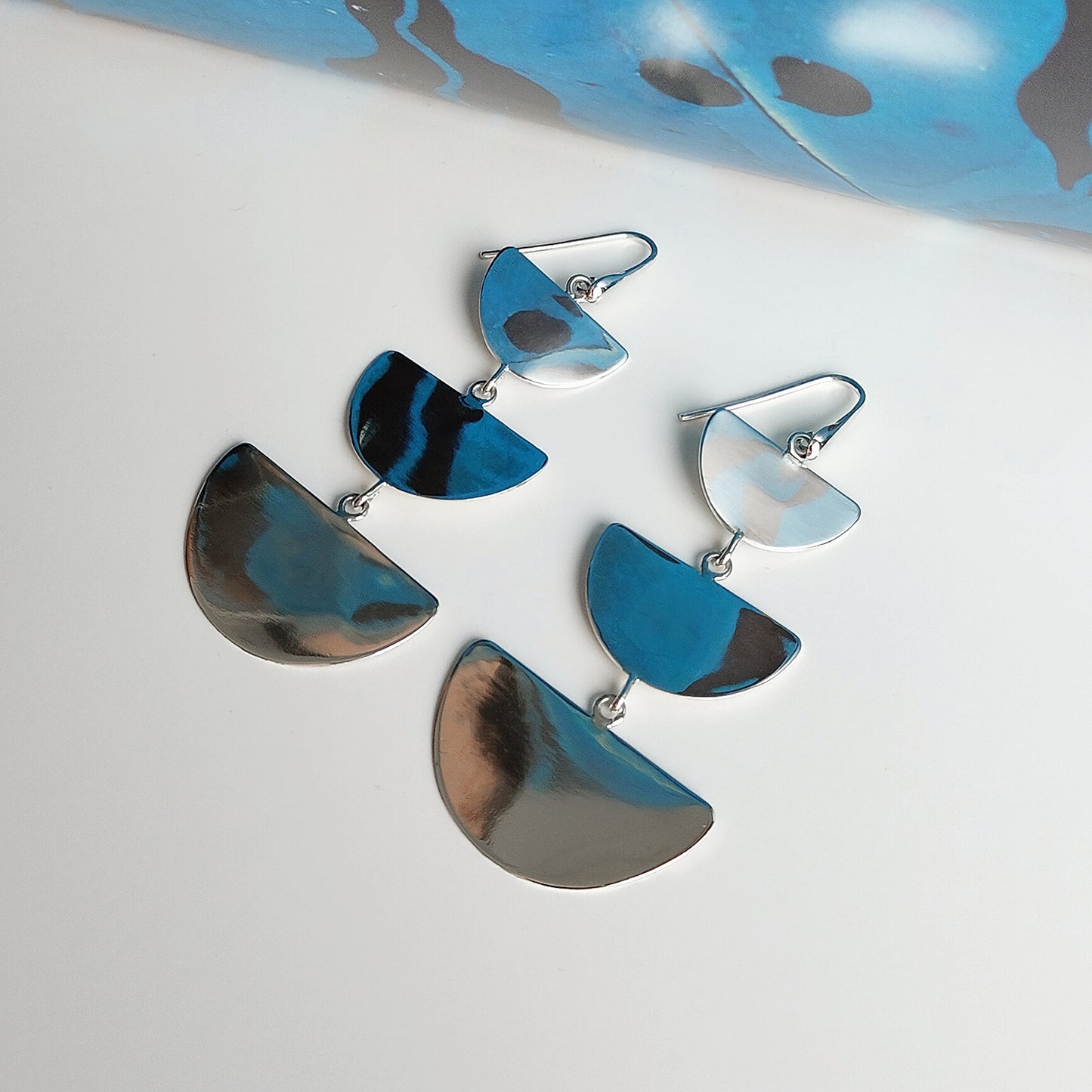 ST17 - Orecchini lunghi in argento 925