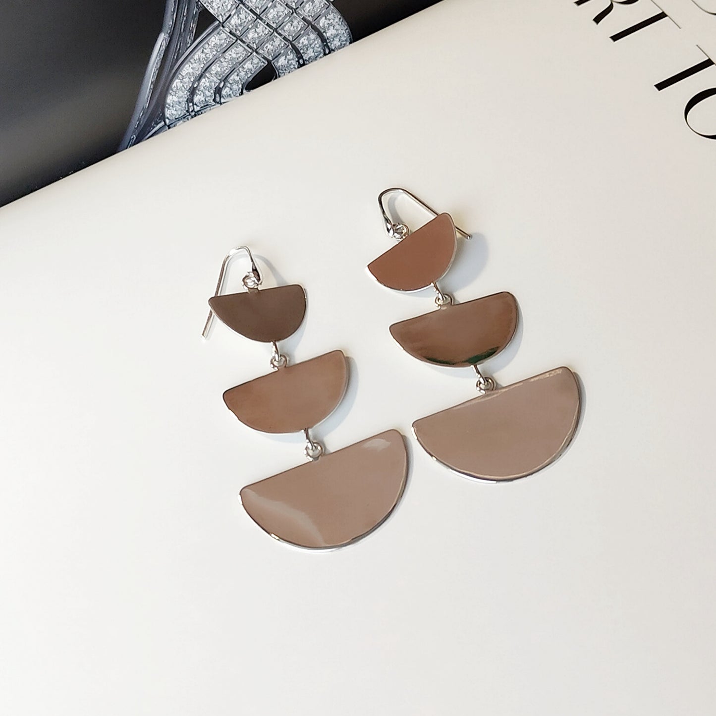 ST17 - Orecchini lunghi in argento 925