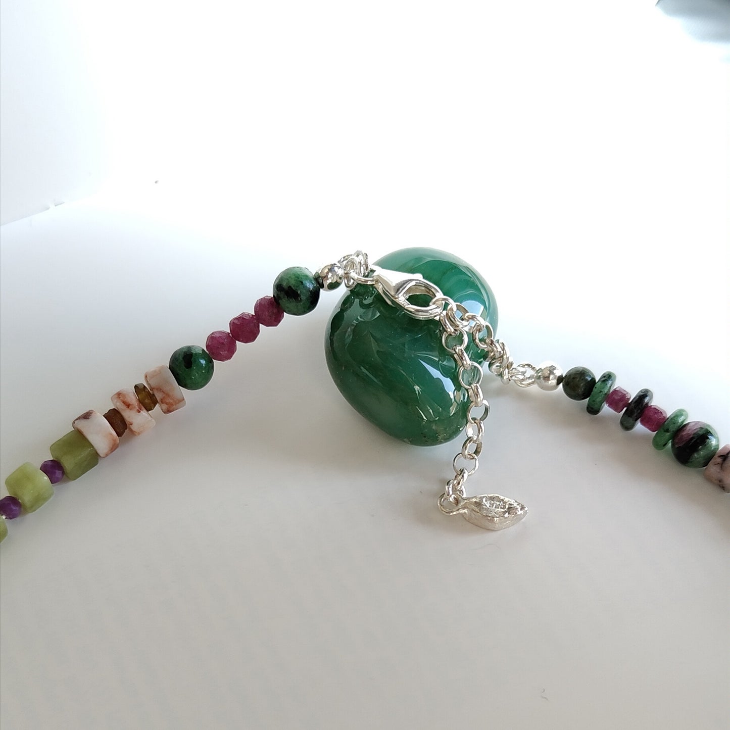 ST25 - Collana in argento 925 e pietre naturali