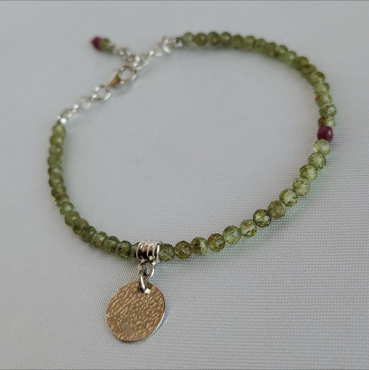 ST - 18 Bracciale in Argento 925 con Peridoto