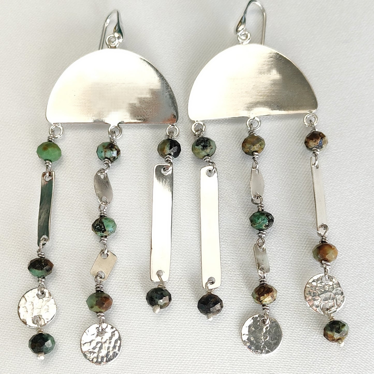 ST01 - Orecchini in Argento 925 e Turchese Africano