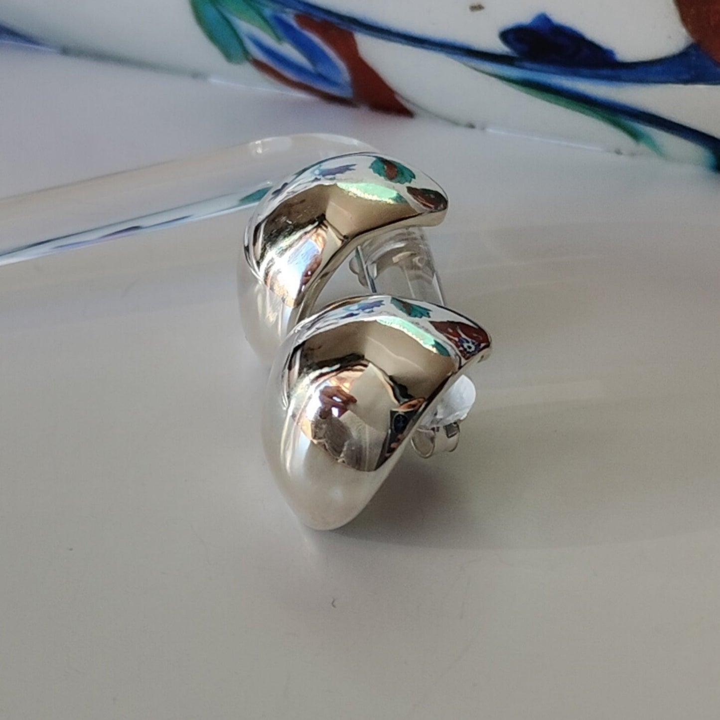 ST18 - Orecchini a goccia tondeggiante