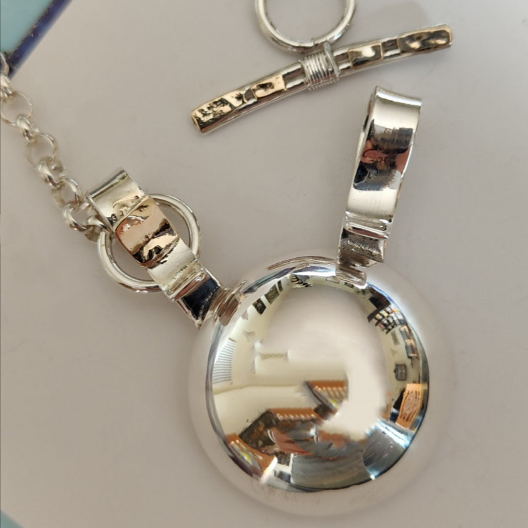 ST53 - Collana in argento 925 con dettagli in oro giallo 18k