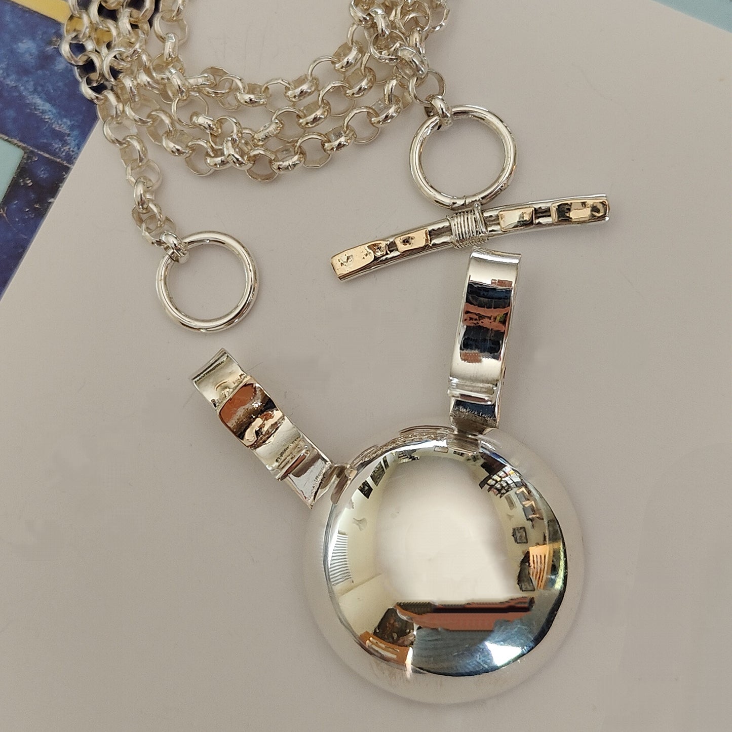 ST53 - Collana in argento 925 con dettagli in oro giallo 18k