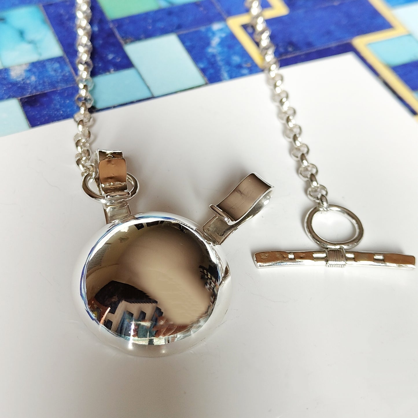 ST53 - Collana in argento 925 con dettagli in oro giallo 18k