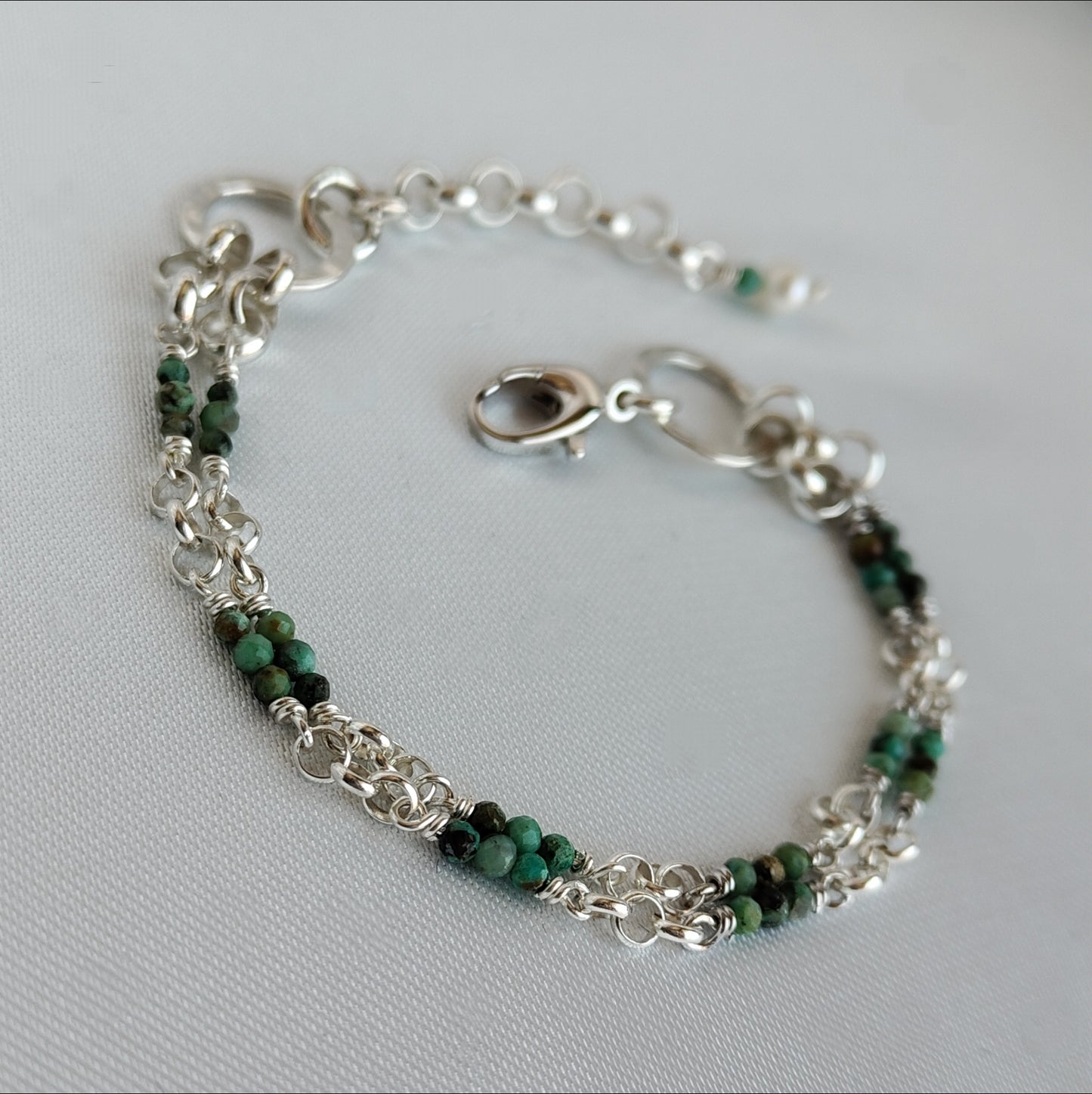 ST19 - Bracciale in Argento con Turchese Africano