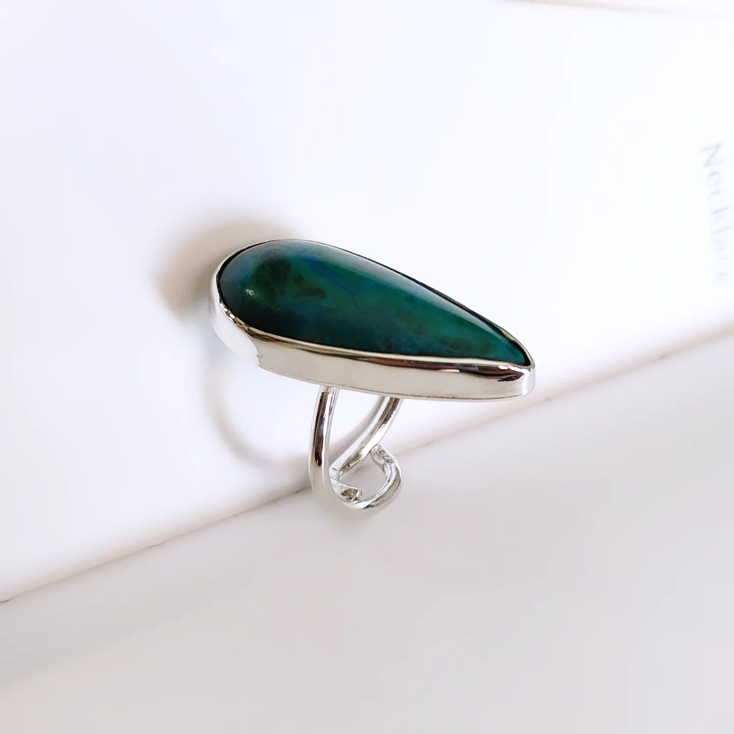 ST02 - Anello in argento 925 e Crisocolla