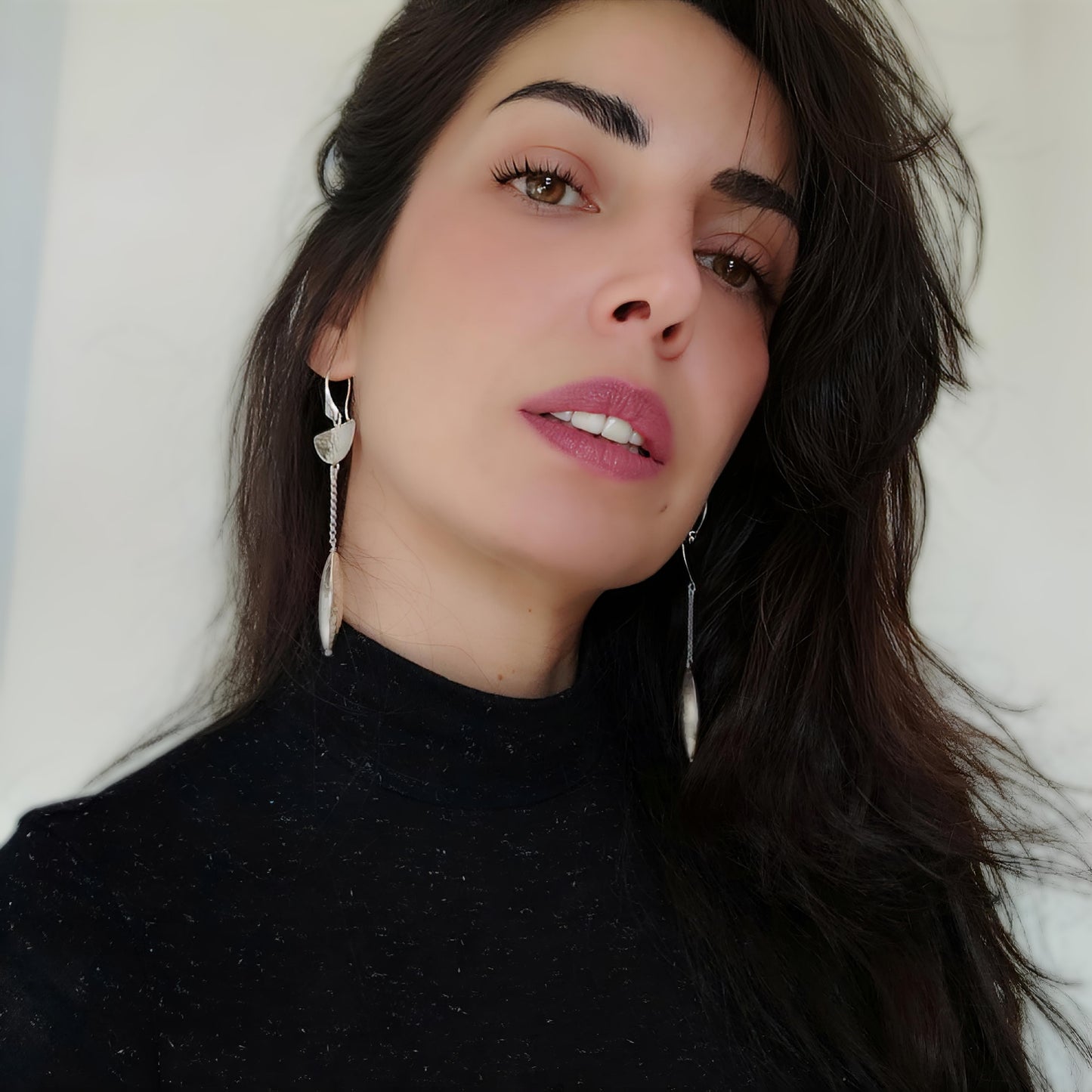 ST04 - Orecchini in Argento martellato 925