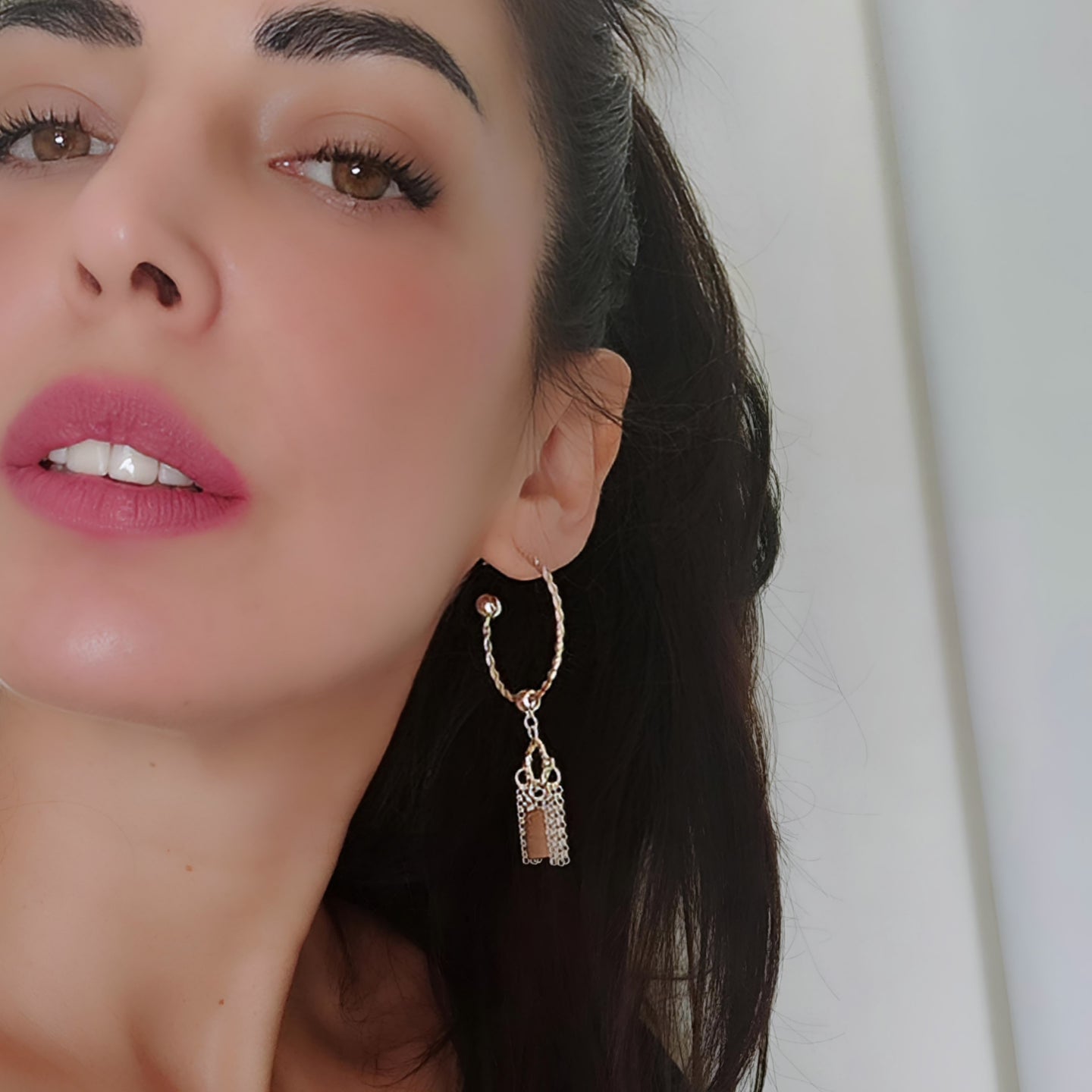 ST06 - Orecchini a cerchio in argento 925