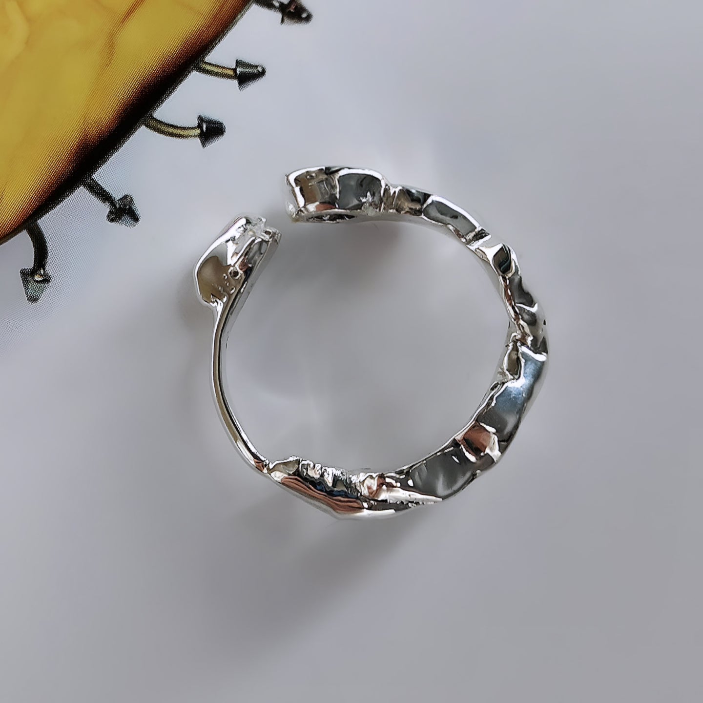 ST018 - Anello in argento 925 e quarzo cristallo