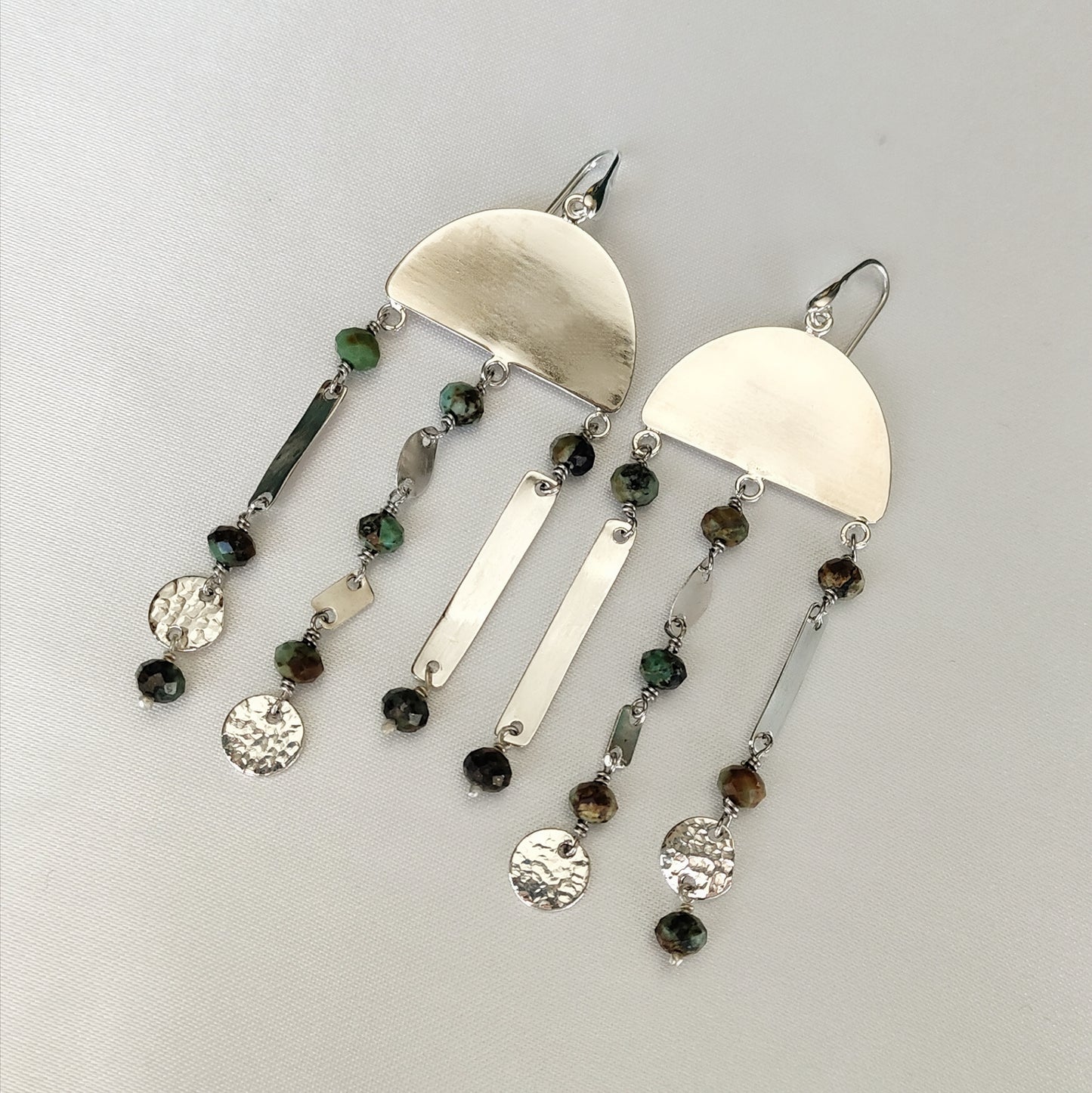 ST01 - Orecchini in Argento 925 e Turchese Africano