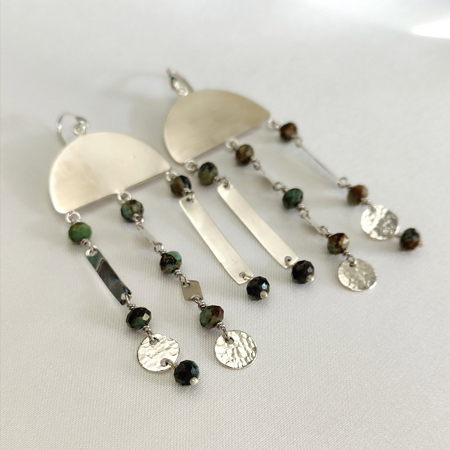 ST01 - Orecchini in Argento 925 e Turchese Africano