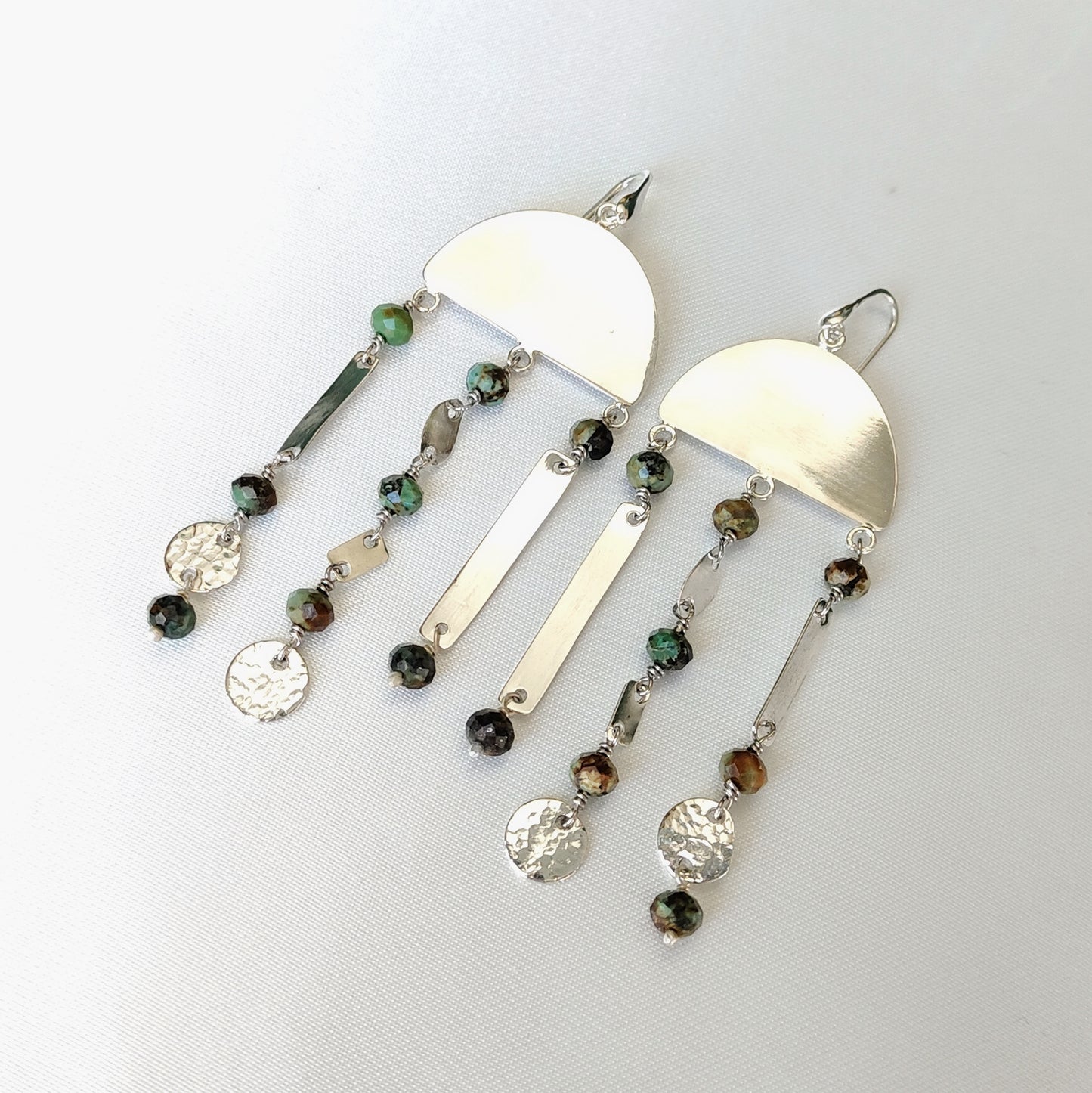 ST01 - Orecchini in Argento 925 e Turchese Africano