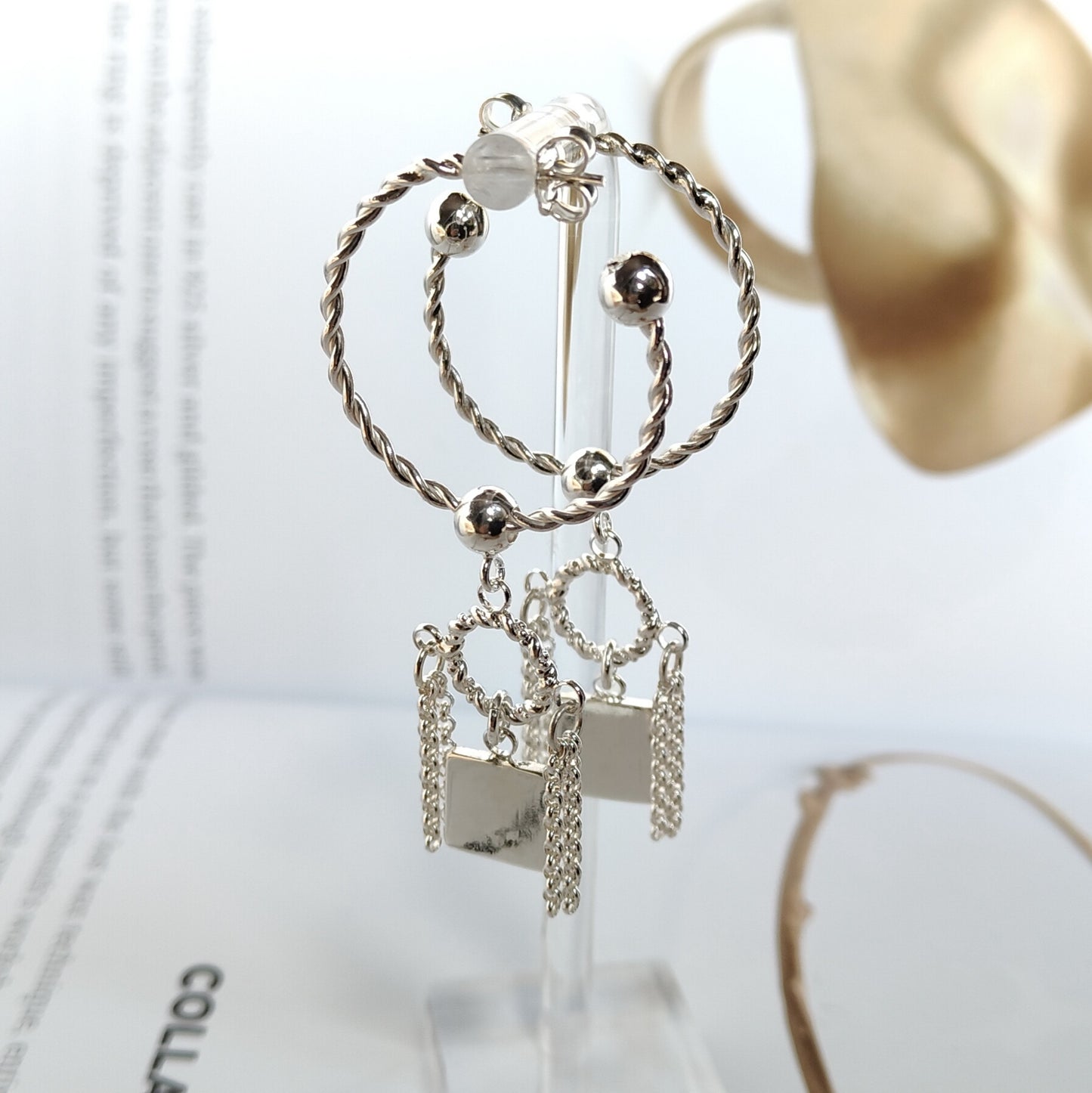 ST06 - Orecchini a cerchio in argento 925