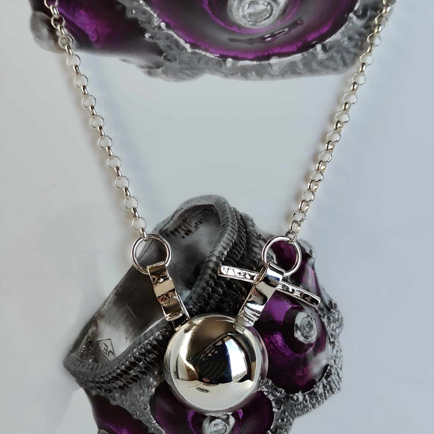 ST53 - Collana in argento 925 con dettagli in oro giallo 18k