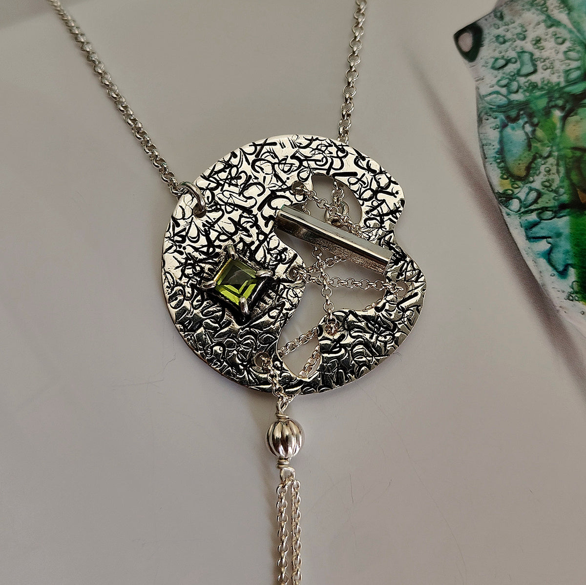 EST071 - Collana Peridoto — Argento 925