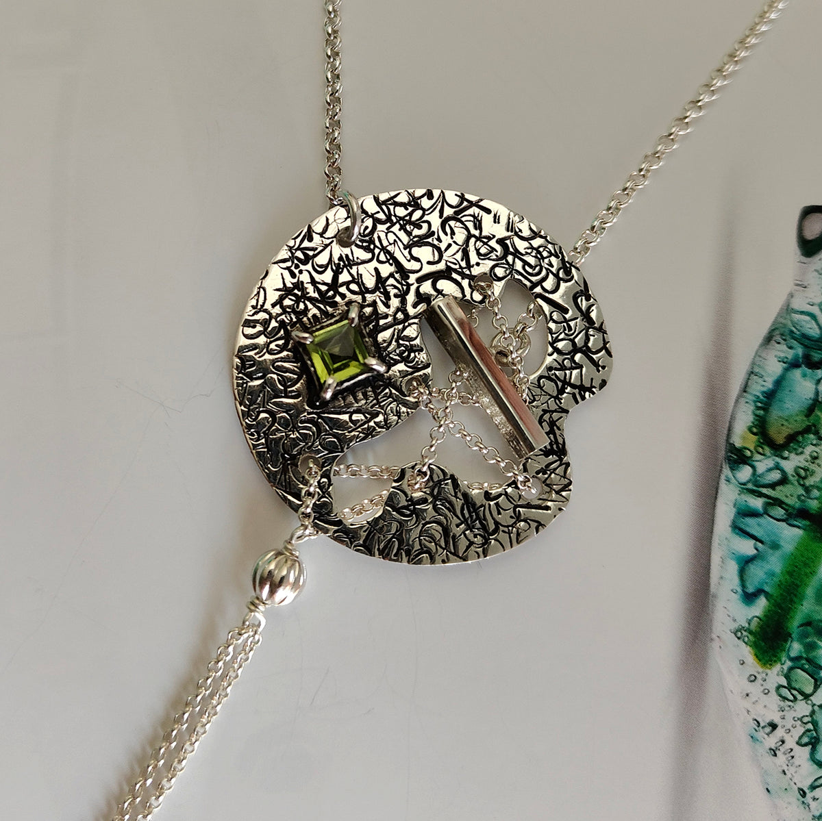 EST071 - Collana Peridoto — Argento 925