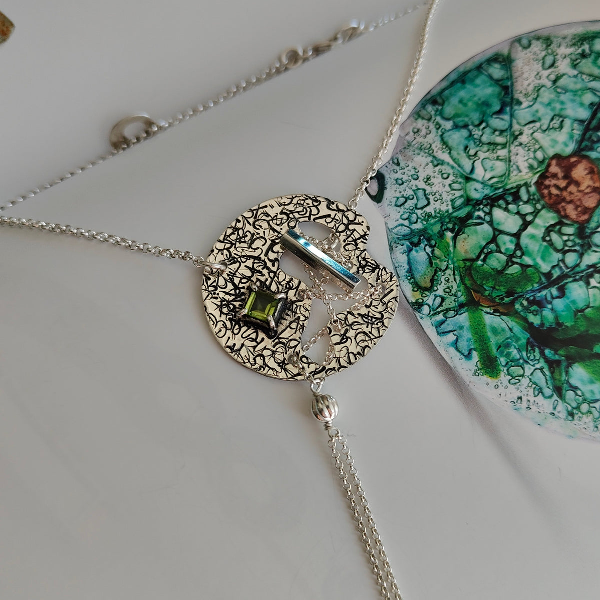 EST071 - Collana Peridoto — Argento 925