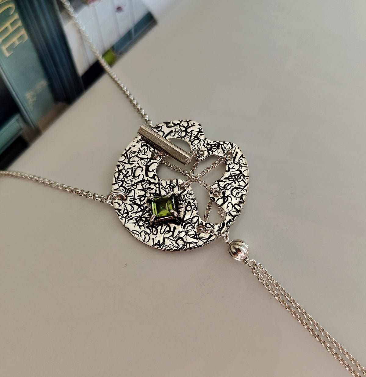 EST071 - Collana Peridoto — Argento 925