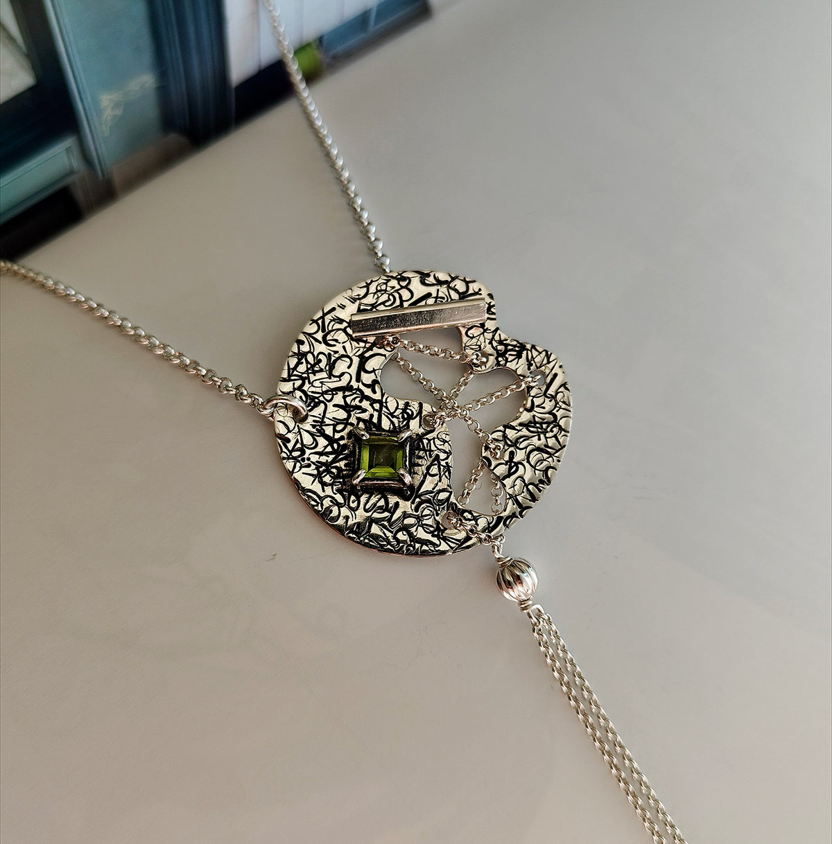 EST071 - Collana Peridoto — Argento 925
