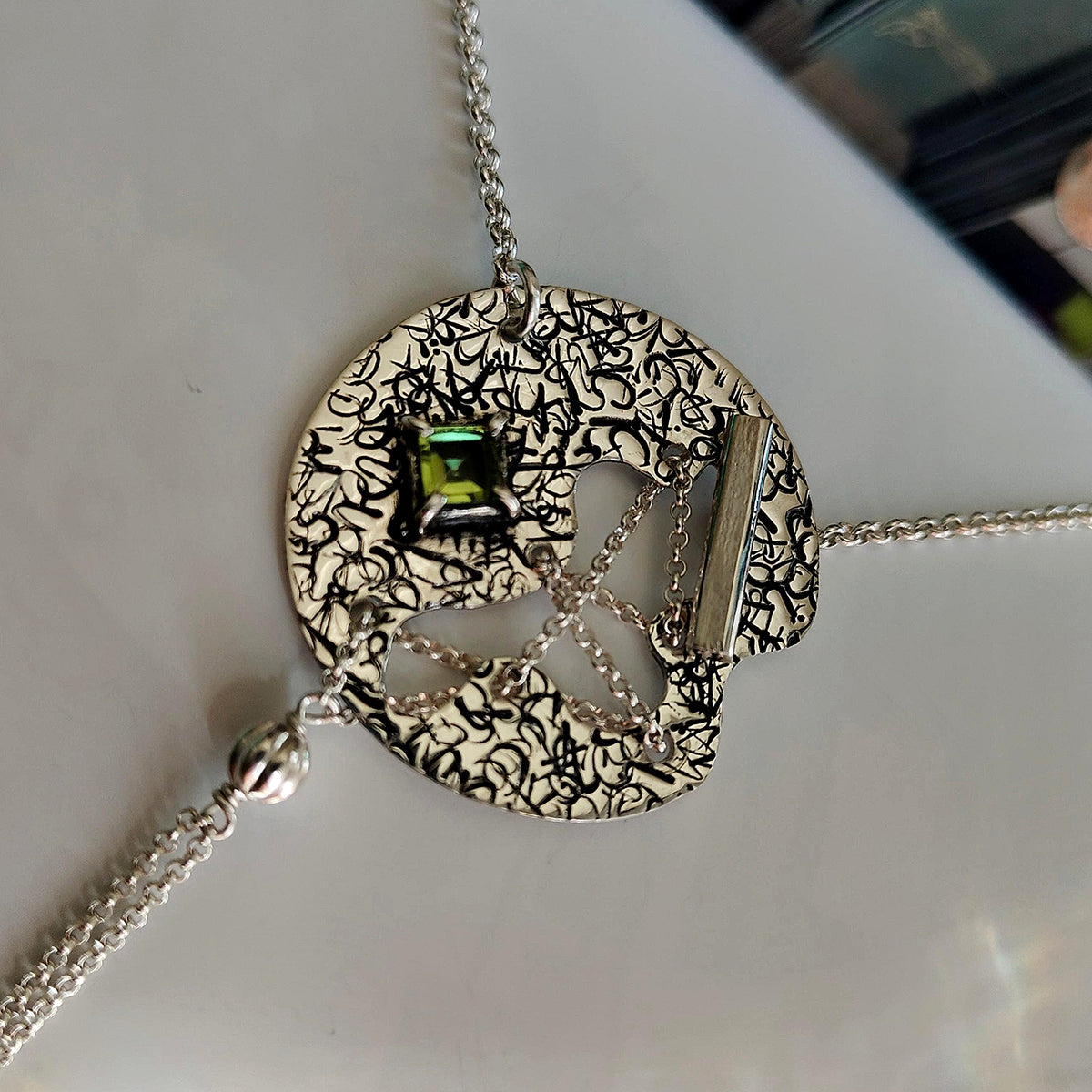 EST071 - Collana Peridoto — Argento 925