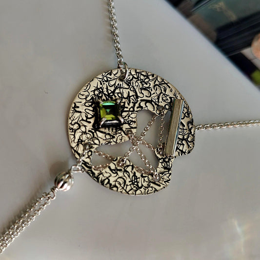 EST071 - Collana Peridoto — Argento 925