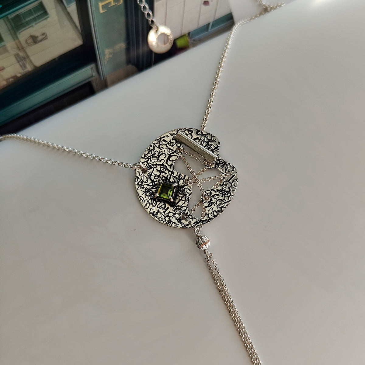 EST071 - Collana Peridoto — Argento 925