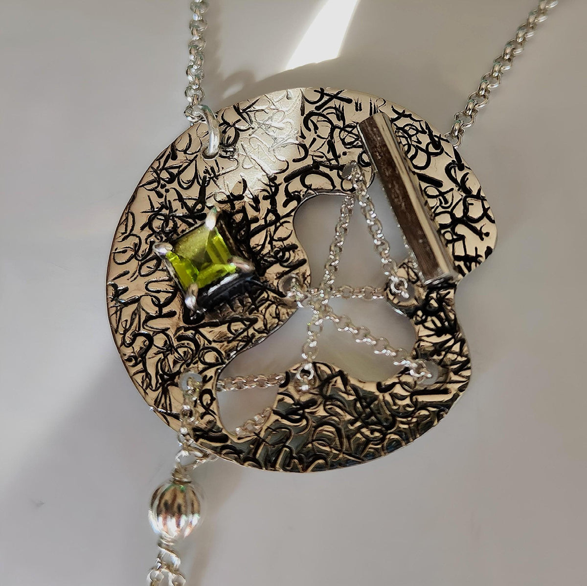 EST071 - Collana Peridoto — Argento 925