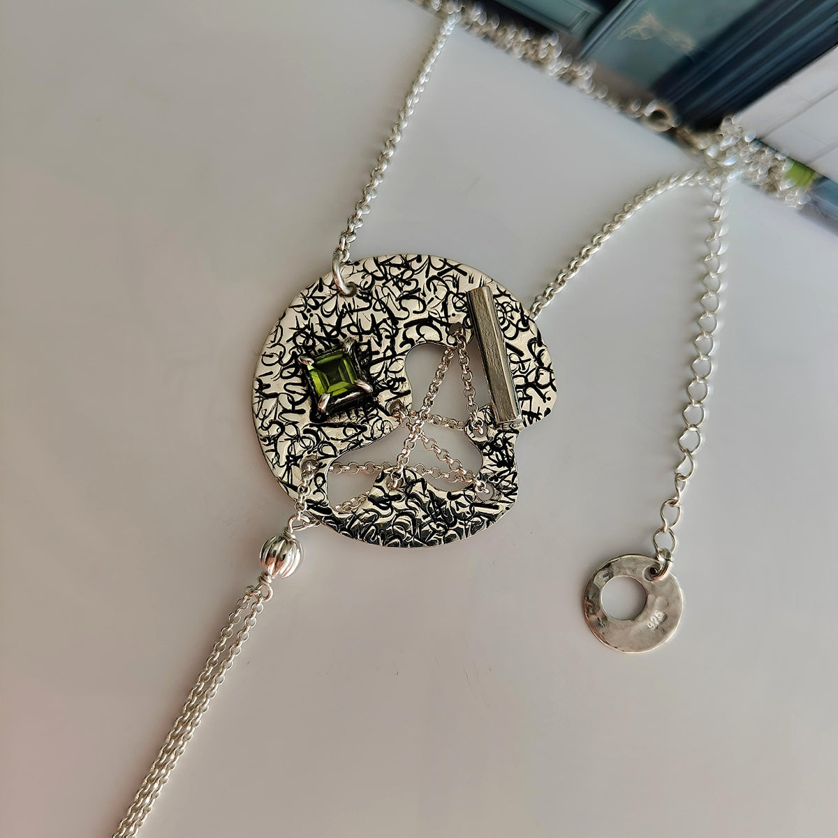 EST071 - Collana Peridoto — Argento 925